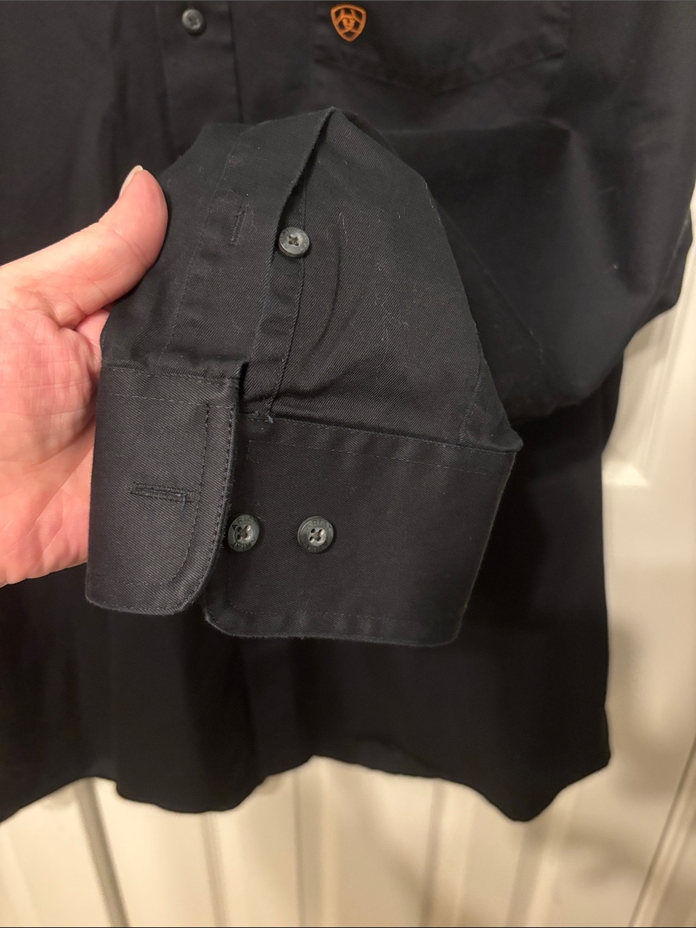 Ariat Solid Twill Classic Fit Shirt - Picture 7 of 12